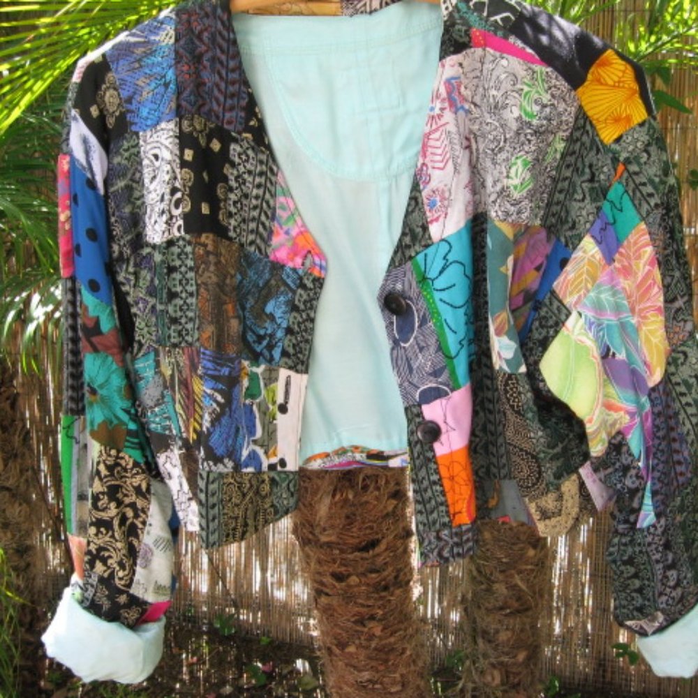Ladies Patchwork Jacket Handmade by Me